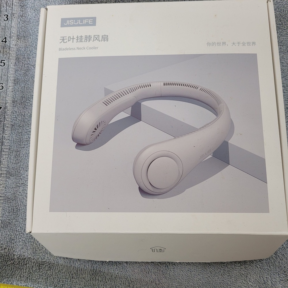 JISULIFE‎ FA14 Bladeless Neck Cooler Portable Wearable Fan 4000mAh Navy NEW